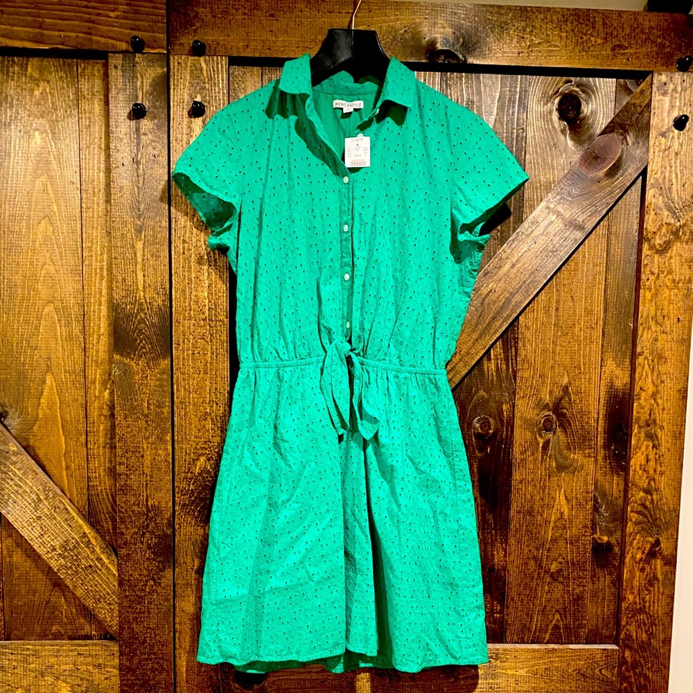 JCrew Mercantile Eyelet Dress,  NWT!